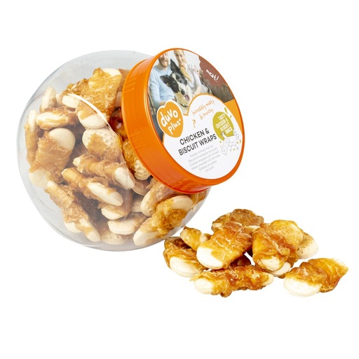 [LR16211] Duvo+ Meat Chicken & Biscuit Wraps 400g